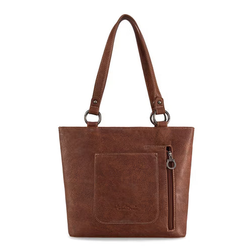 Embroidered Ethnic-Style Tote Bag with Cutwork and Tassels