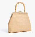 Raffia clasp clutch