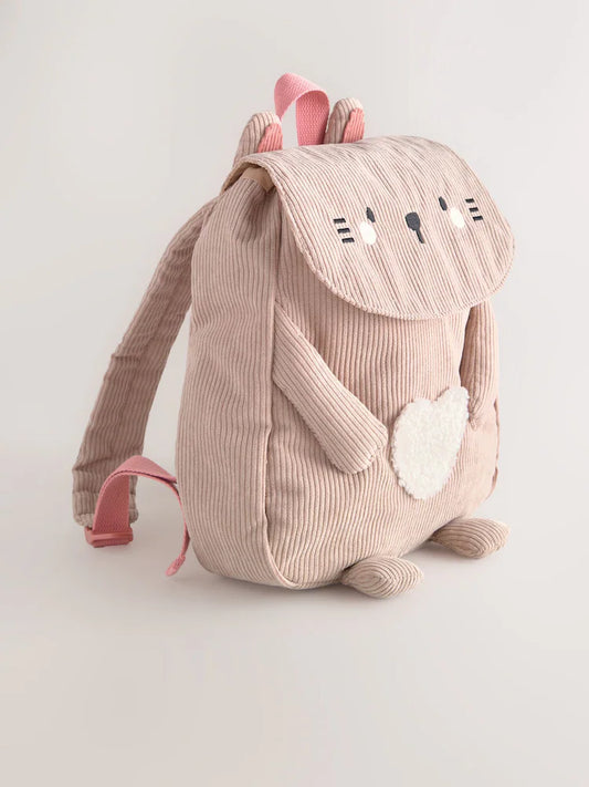 Cream-colored cat backpack