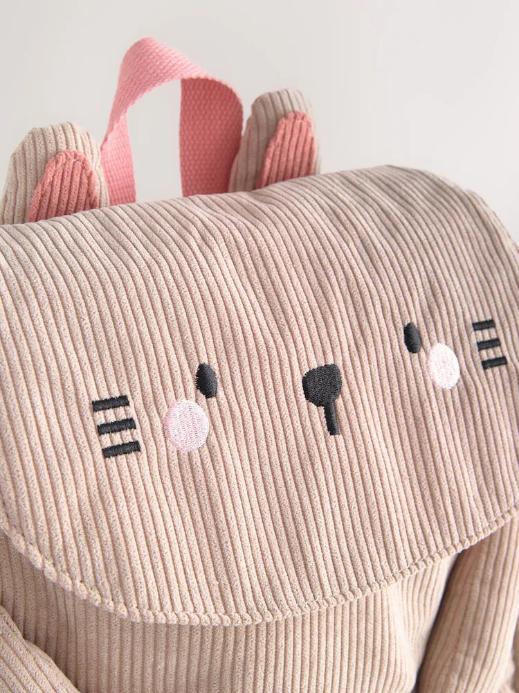 Cream-colored cat backpack