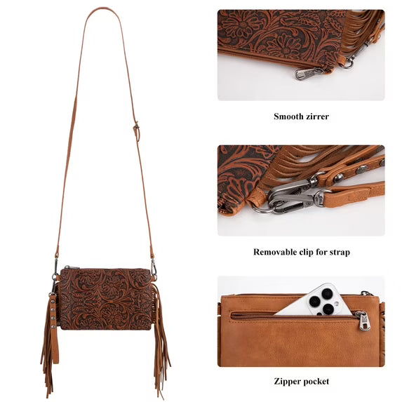 Women's Western-Style Fashion Crossbody Bag / Multifunctional Wristlet / Clutch